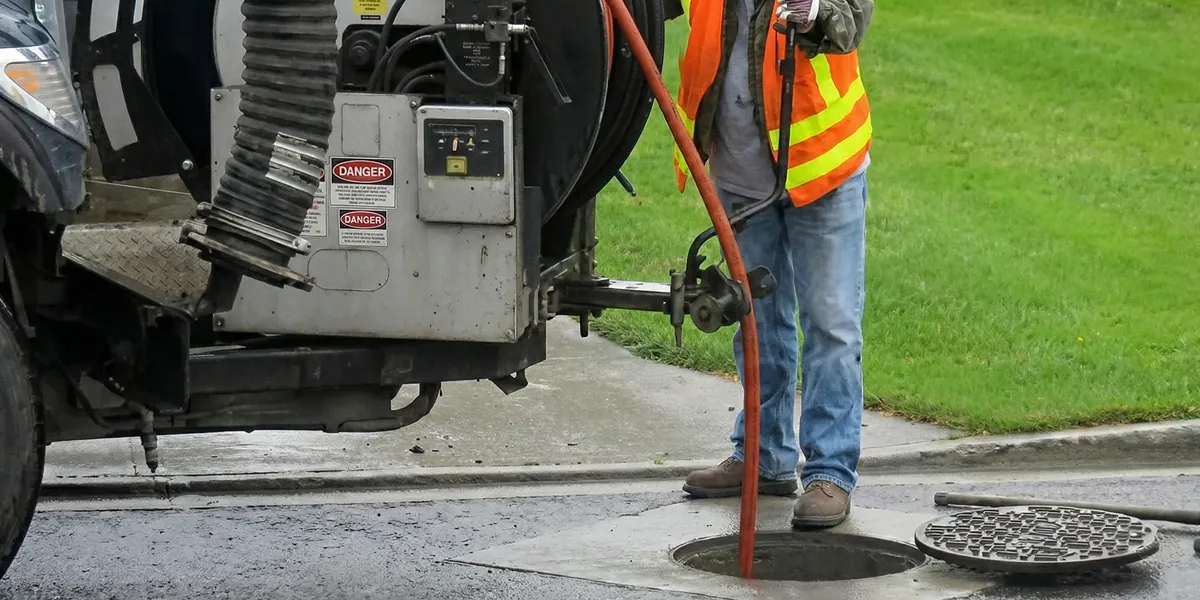 sewage clean up professionals using industrial equipment to remove contaminated wastewater in Cape Coral, FL